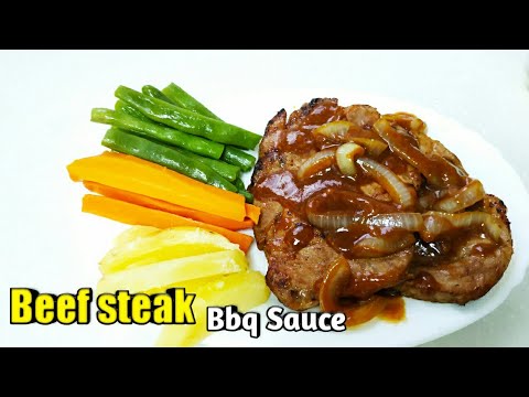 Resep Steak Sapi Beef Steak Bbq Sauce Youtube