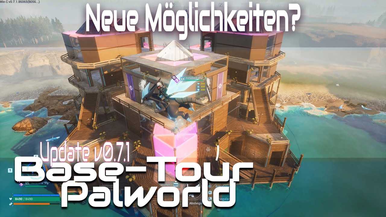Neue Möglichkeiten, dank Update v0.7.0 | Palworld Base Tour | (Base #7)