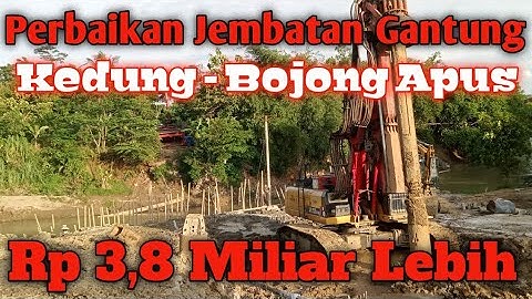 Perbaikan Jembatan Gantung Kedung-Bojong Apus Lebak Banten Rp 3,8 Miliar