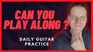 GUITAR PLAY ALONG | Practice Routine Harmonic Minor | #guitar #lesson