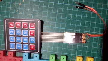 4x4 keypad (16 keys) with single pin Arduino input
