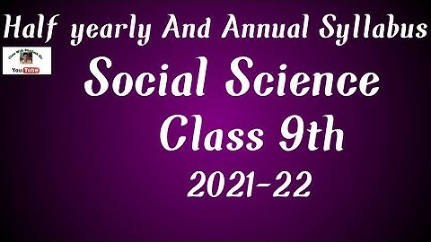 Class 9 Social Science Syllabus 2021-22// CBSE Class 9 Social Science Syllabus