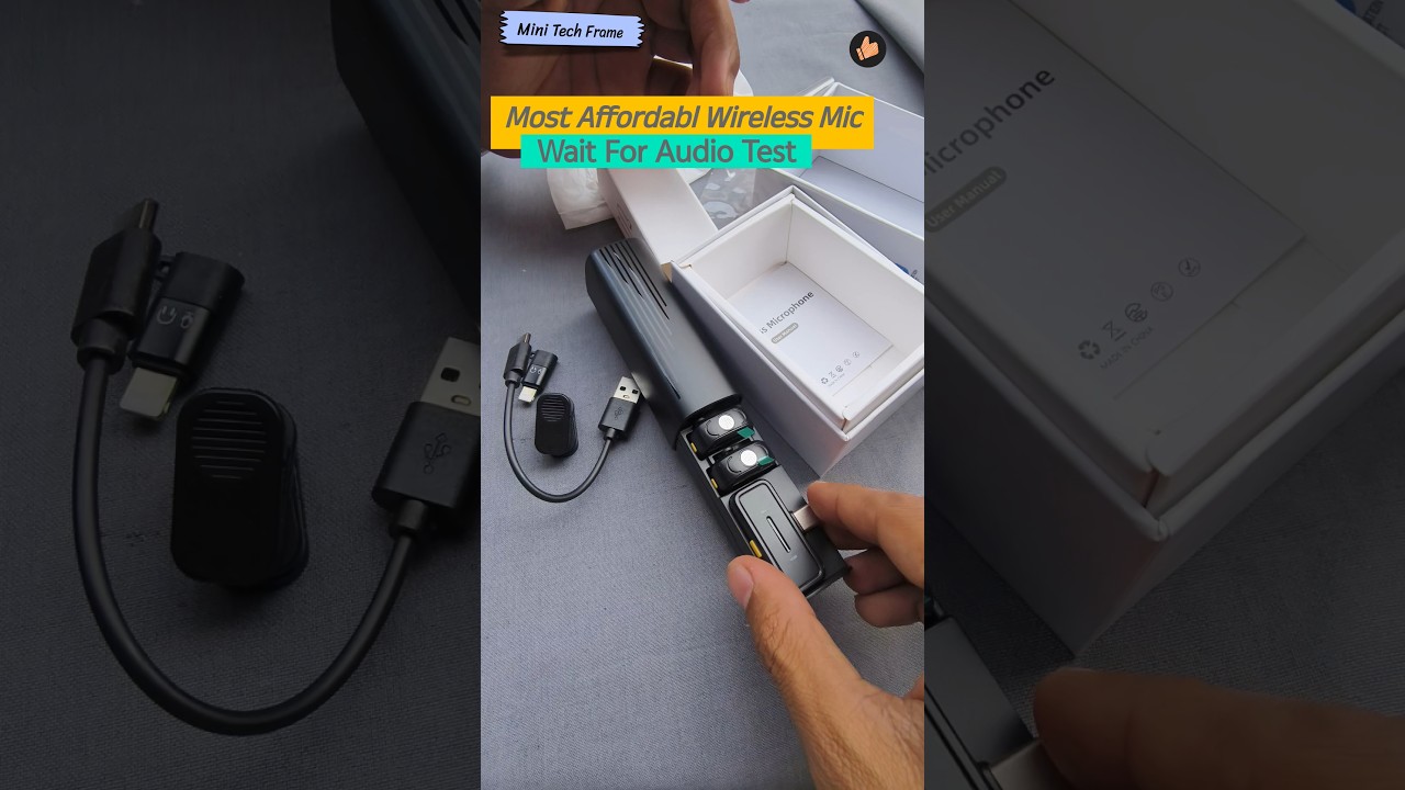 Best budget wireless mic for video under AED 2,000
