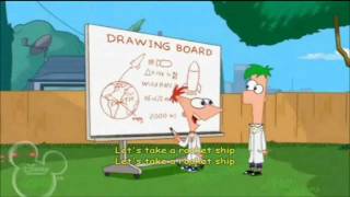 Phineas and Ferb-Let's Take a Rocket Ship to Space Lyrics(HD)