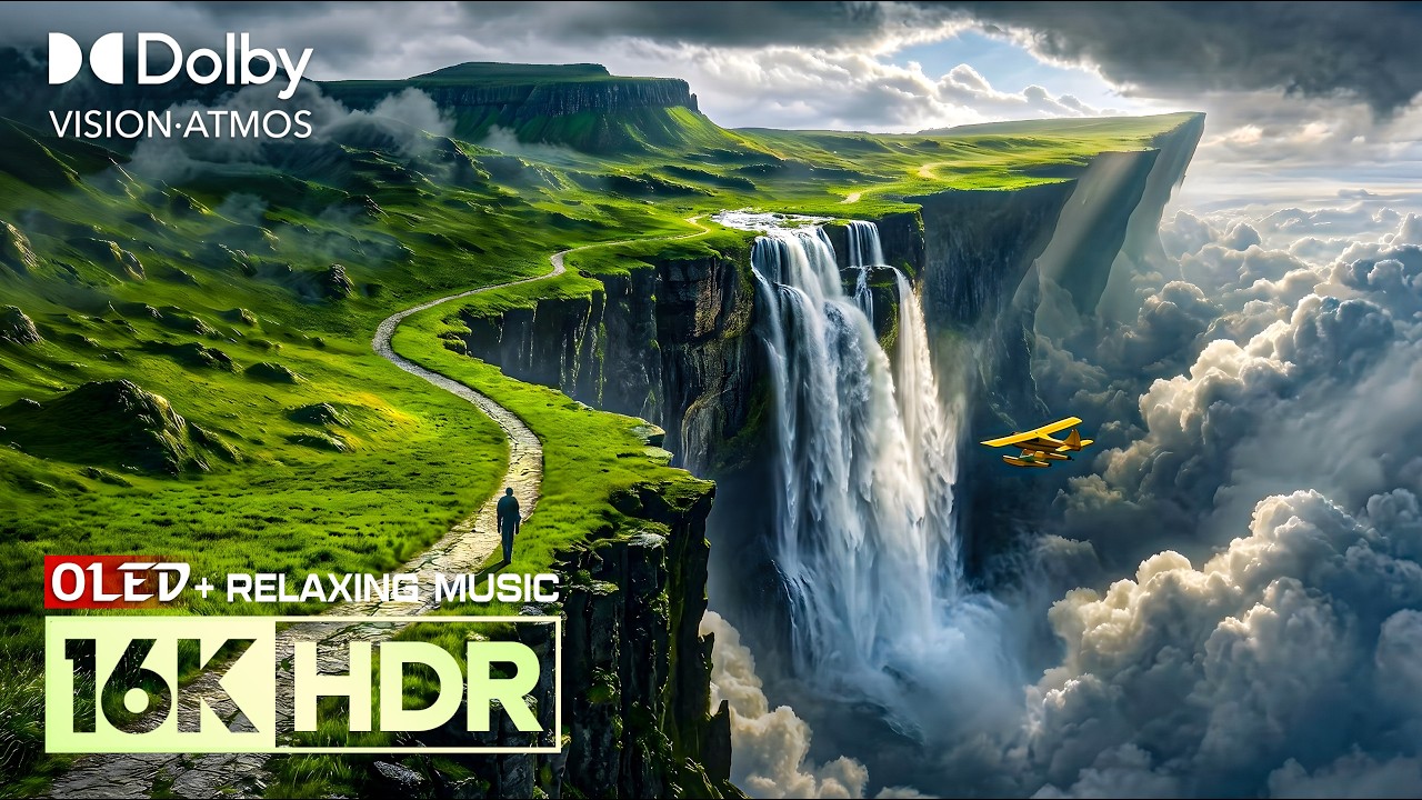 Relaxing Music for Stress Relief in 16K HDR 240FPS | Dolby Vision OLED Display Test | 8K/4K TV