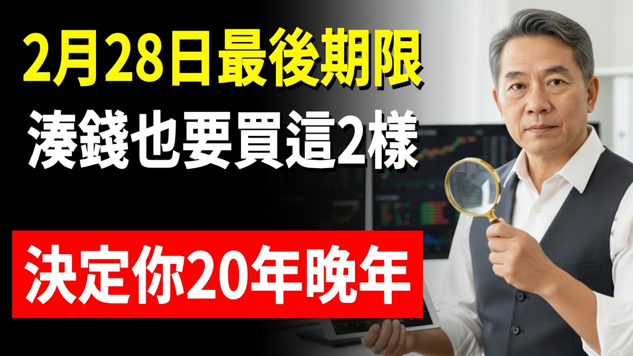 2026財富大洗牌：不管手頭多緊，2月底前也要換成這2樣！這是中老年人體面養老、翻身跨越的最後門票。