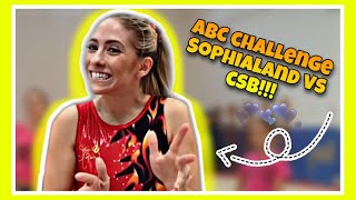ABC CHALLENGE @SOPHIALAND VS CSB!! ginnastica artistica CSB