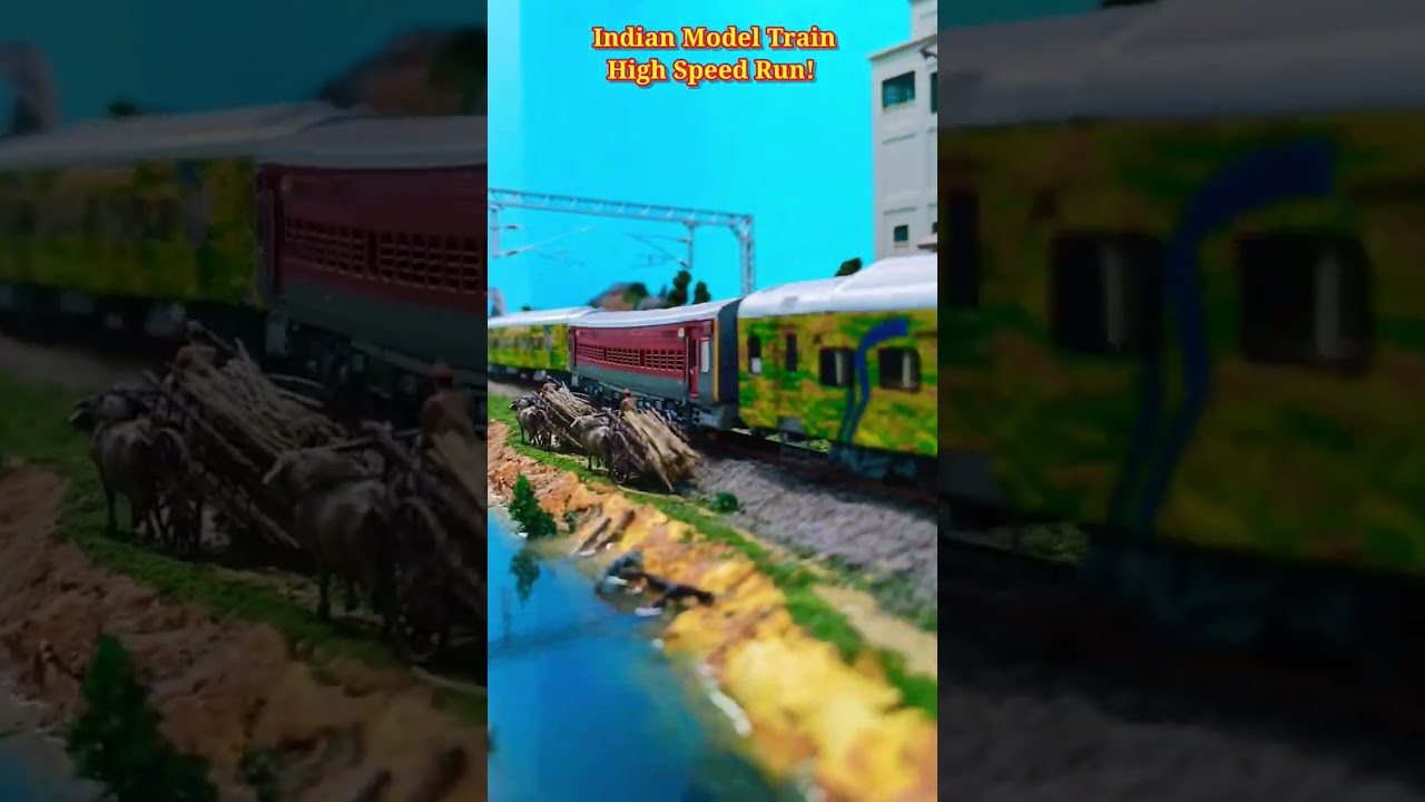 Indian Railways WAP 7 Model High Speed Run | train video 