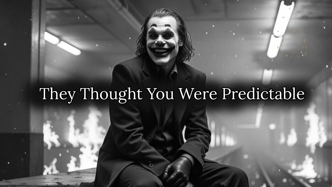 Они думали, что ты предсказуем… Пока ты не показал им свою безумную сторону 😈 | Речь Джокера