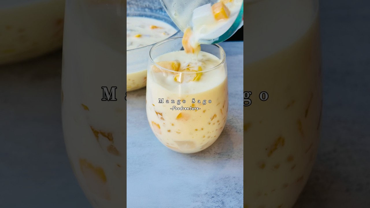 Creamy Mango Sago 🥭 | Refreshing Tropical Dessert You Must Try! 🌴✨ 