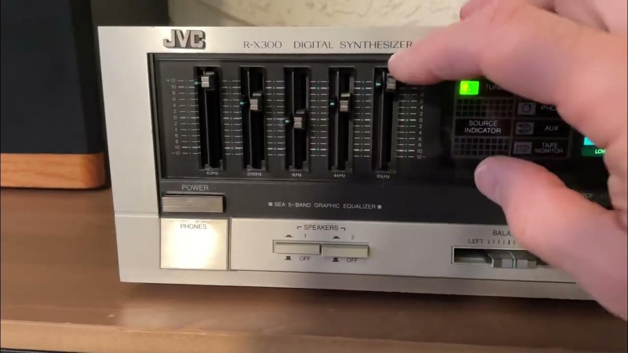 JVC RX300 Digital Synthesizer Stereo Receiver YouTube