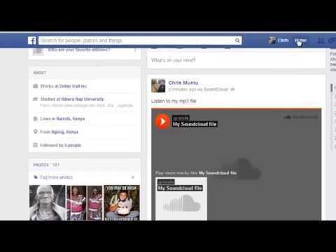 How To Share/Upload Mp3 Files On Facebook