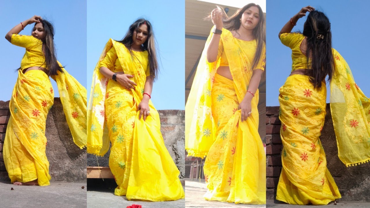 How to drape cotton saree perfectly cotton saree draping tricks