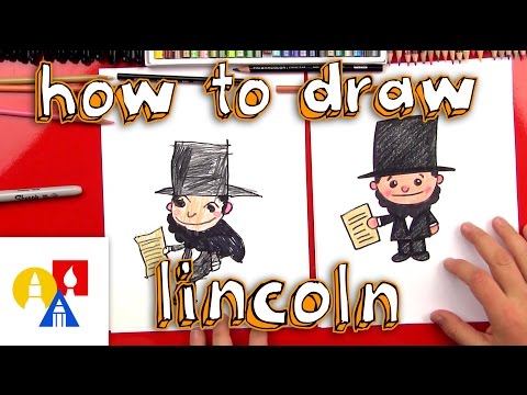How To Draw A Cartoon Abraham Lincoln