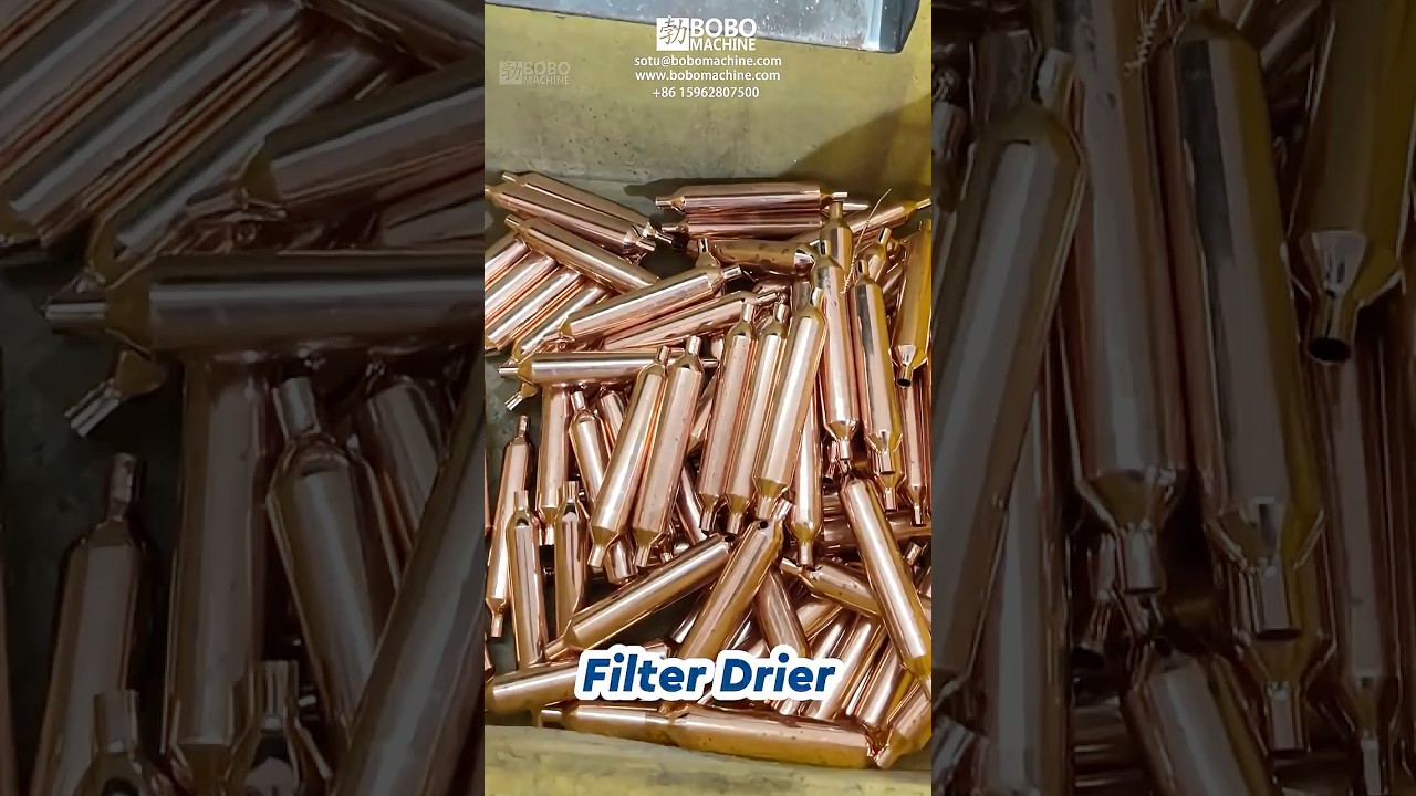 Copper Tube Spinning Machine For Dry Filter