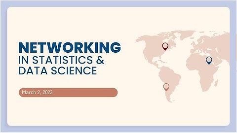 Networking in Statistics & Data Science