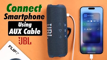 Connecting JBL Flip 7 with Aux!
