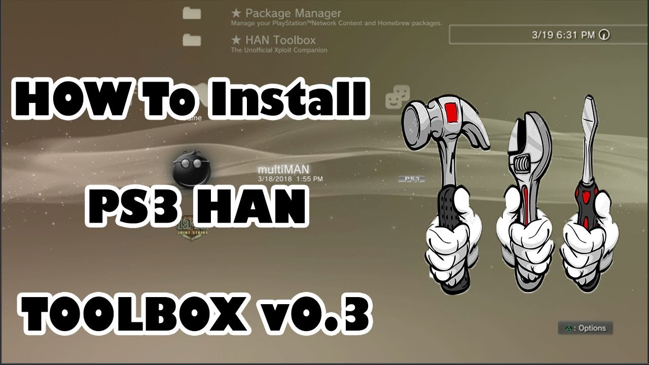 DeViL303 on X: Integrating apps into the HEN Toolbox menu using category  HM in the PARAM.SFO: Rebug Toolbox example pkg seen in the photo available  here:   / X