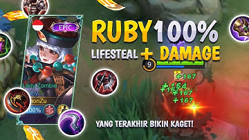 RUBY BUILD 50% COOLDOWN !! - MOBILE LEGENDS