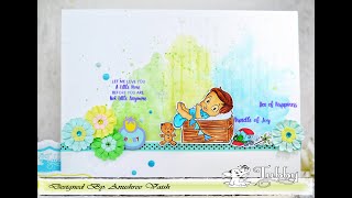 Baby Boy Scrapbook Layout