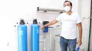 CÓMO FILTRAR AGUA DE POZO 💦 Instalar Purificador de agua de doble Filtro  con CARBÓN ACTIVADO 