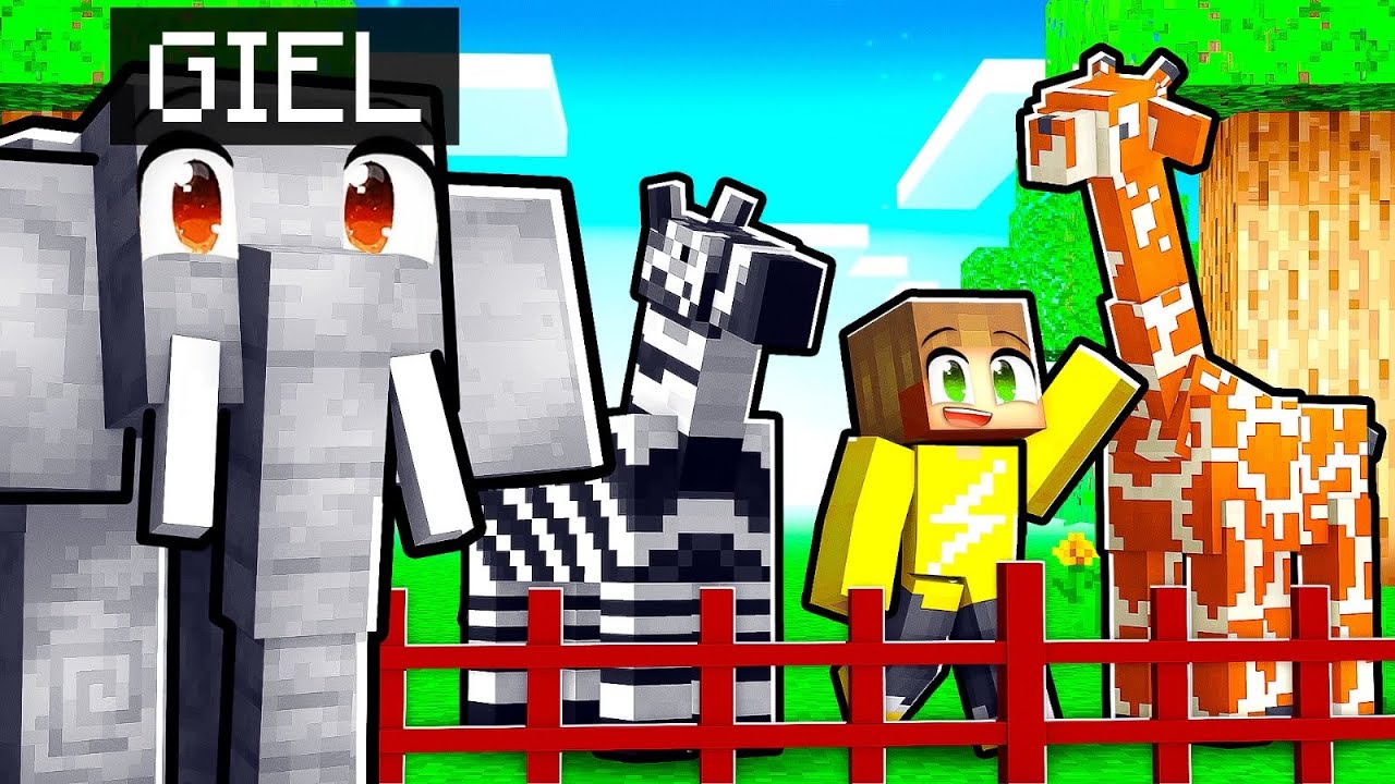 Undercover In Dierentuin Om Mick Te Pranken! (MInecraft Survival)