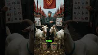 Using goats explaining politics. 🐐