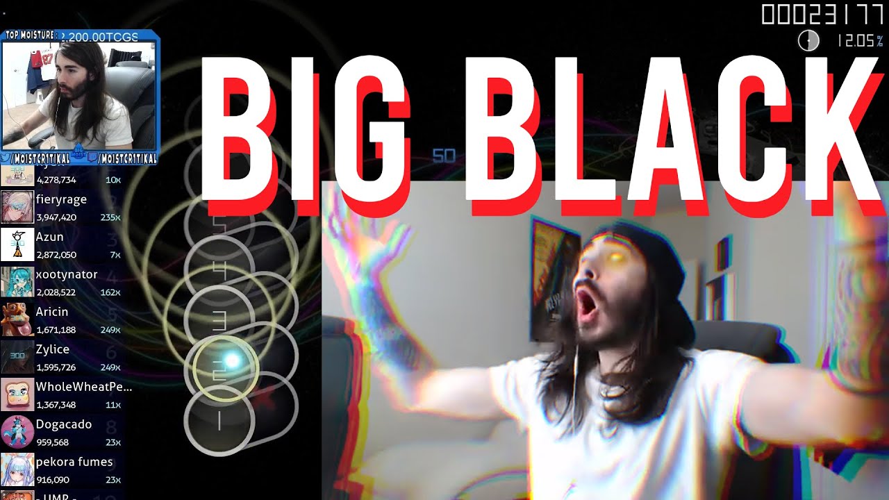 Moistcritikal Plays The BIG BLACK With Ryuk Fieryrage And Other Top Players Osu YouTube