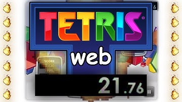 Tetris (Web) | 10 Lines, Default Tuning, Keyboard Only | 0:21.76