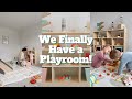 We finally have a playroom  reveal  behind the scenes