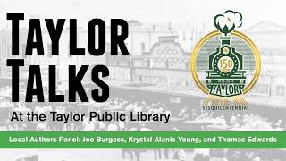Taylor Talks - Local Authors Discuss Their Books