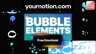 Information Bubble Elements - Liquid Splashes & Bubbles Pack (Ae) Free News