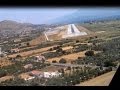 AMAZING B737 onboard cockpit video of landing in EXTREME crosswind at Samos.