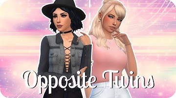Sims 4 Create A Sim | Opposite Twins