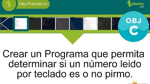 POO + ciclo while + Objective C (numero primo)