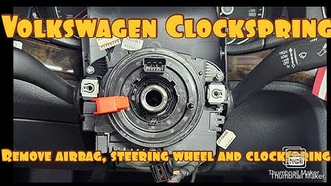 2014 TDI Passat: Replacing the clock spring. Works for any Passat or Jetta as well.