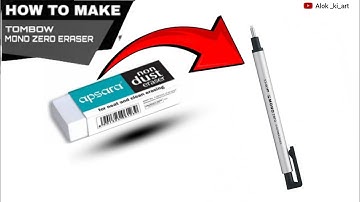 How To Make Tombow Mono Zero Eraser At Home | step by step ...