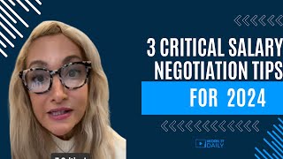 3 Critical Salary Negotiation Tips For 2024💰💸💵🤑