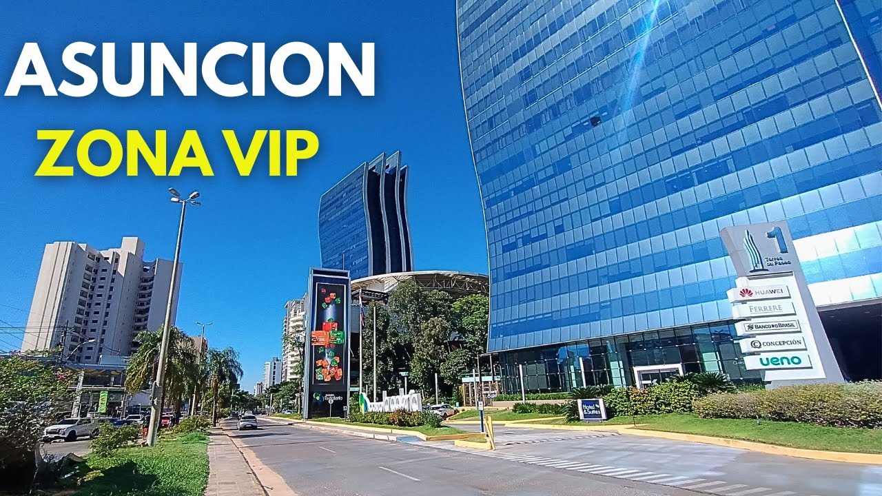 🇵🇾 Recorrido por la ZONA más EXCLUSIVA de ASUNCION PARAGUAY
