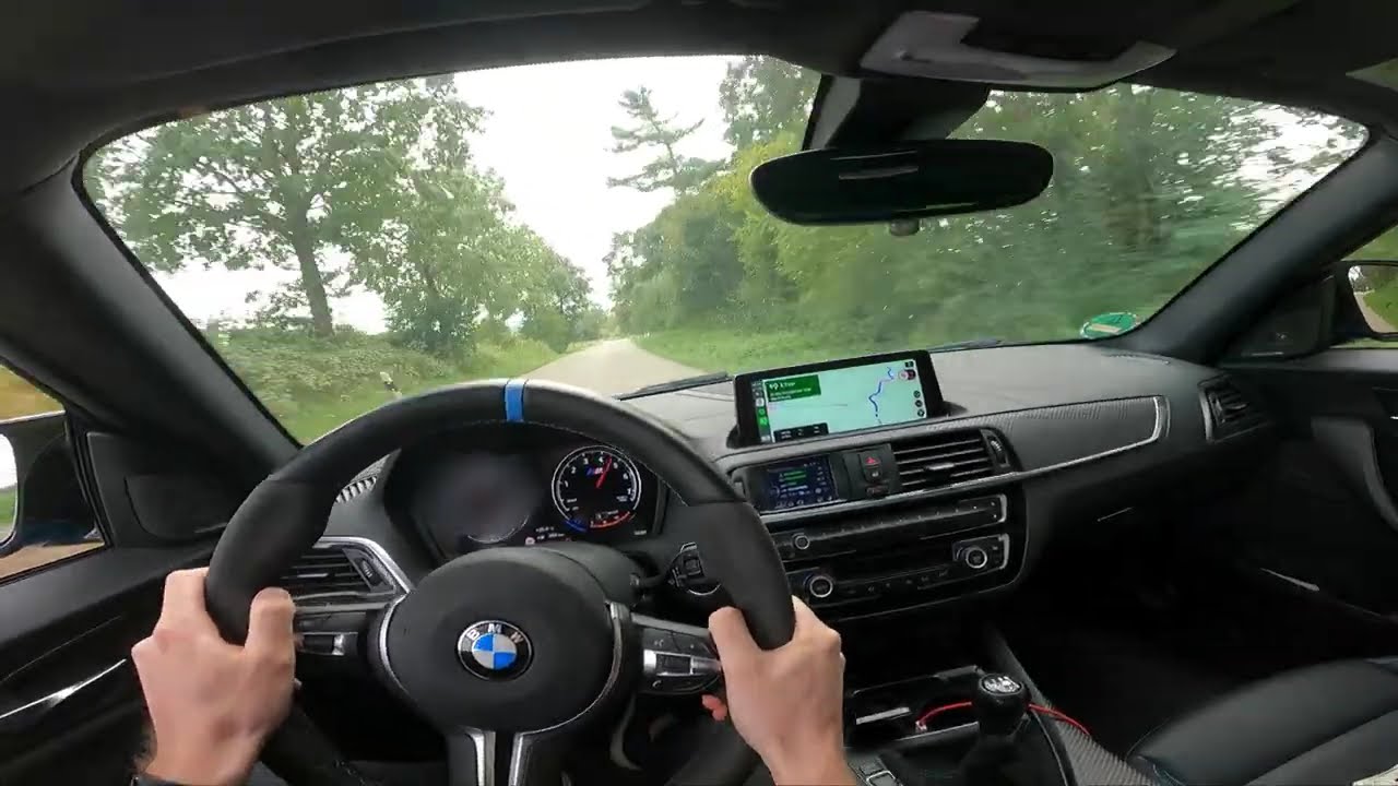 *POV* BMW M2 N55 AKRAPOVIC STRAIGHT PIPE  + EVENTURI INTAKE