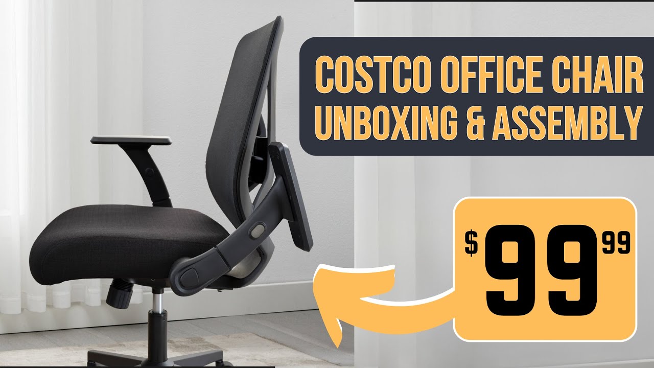 COSTCO CHAIR UNBOXING AND ASSEMBLY