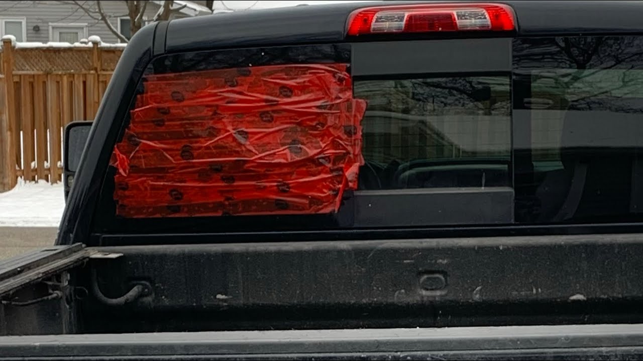 How not to shatter your trucks rear window ! RECALL 201418 GM rear