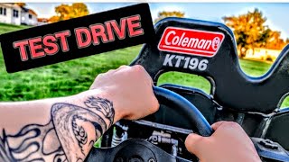 Tractor Supply Go Kart POV Ride – Coleman KT196 REVIEW 