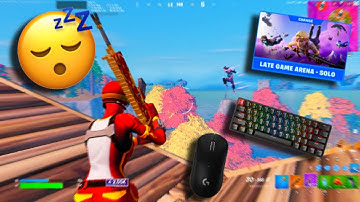 Glorious GMMK ASMR Chill 💤 Late Game Arena aimbot settings ⌨ 4k 😴