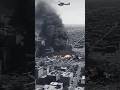 😱 Aerial View: Devastating Plane Crash in Populated City Area 🚨🌆😲 #planecrash