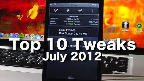 Top 10 Best iOS 5 Tweaks Of July 2012 | Best Cydia iPhone Apps Tweaks Mods Also For iPod Touch