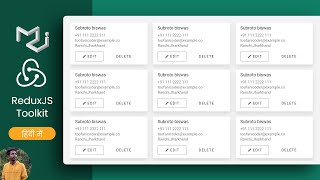 ReduxJS Toolkit - createAction & createReducer CRUD Application हिंदी में screenshot 2