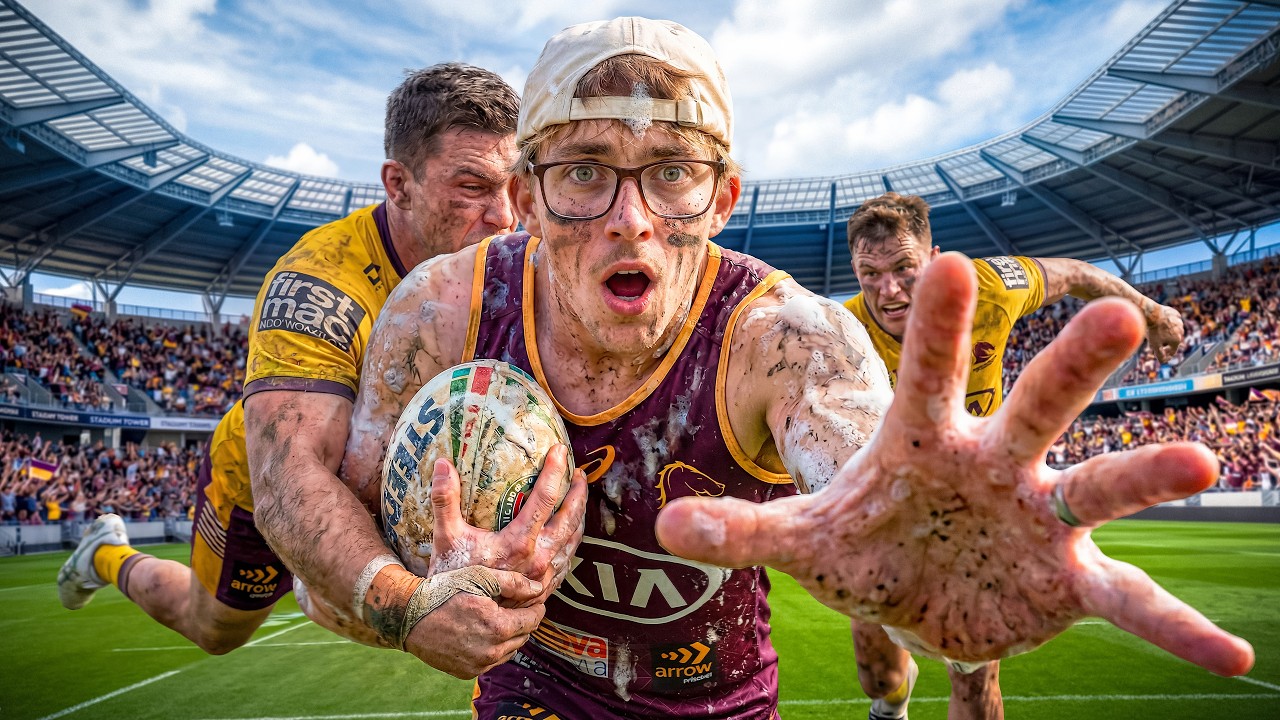 We Played Football on a Slip N' Slide