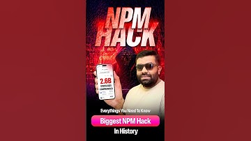 NPM Code Supply Hack Explained! 💻 Crypto Wallets Hacked 😨 | Must Watch for Safety #hacker #npmhack