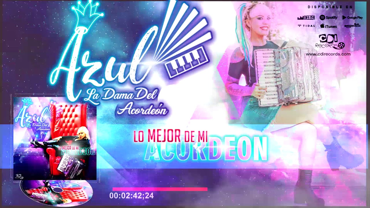 AZUL CARRIZO FT ENRIQUE MAZA | No pensaba enamorarme (CD Lo Mejor de mi Acordeón)